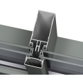 Aluminum facade system CW 50 Alu on steel detail view