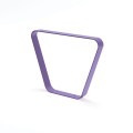 Support de vélo Ørestad violet en acier, design moderne triangulaire.
