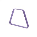 Purple Ørestad Bike Stand in a triangular shape.