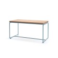 Østerbro Outdoor Tisch 150 cm für 4-6 Sitzplätze, modernes Design, Holz und Metall.