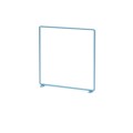 Support de vélo Østerbro en métal bleu minimaliste.