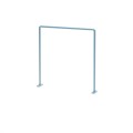 Østerbro Fahrradständer aus Metall, minimalistisches Design in Hellblau.