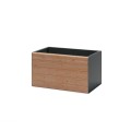 Großer Indre By Outdoor-Pflanzkübel aus Holz und Metall, 130 l Kapazität.