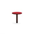 Red Sydhavn Bar Table with 45 cm diameter.