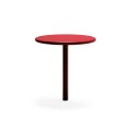 Table de Bar Extérieur Sydhavn ronde en métal rouge, 70 cm.