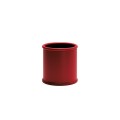 Jardinière extérieure Sydhavn, pot cylindrique rouge de 55 litres.