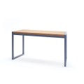 Table d'extérieur Christiania 150 cm, design moderne avec plateau en bois et structure en métal, pour 4-6 personnes.