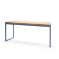 Table d'Extérieur Christiania 180 cm avec plateau en bois et cadre en métal, pour 6-8 personnes.