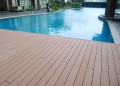 WPC TERRASSENDIELEN/ A10LL8 Stärke 2,5 cm, Länge 290 cm als Poolumrandung.