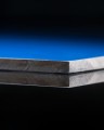 Blaues HPL Platte Dicke 6 mm im Detail.