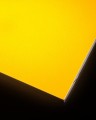 Yellow HPL plate, 10 mm thickness, 1220 mm dimensions, outdoor use