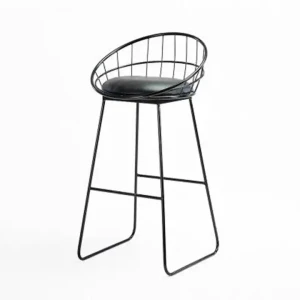 Chaises de bar design moderne en métal personnalisées avec cadres métalliques chaise de salle à manger mobilier d'hôtel chaise de salle à manger en fer