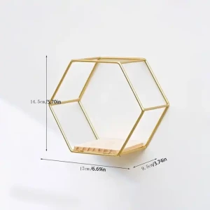 2024 Neues Design Eisen Lagerregal Wanddekoration Regal Display