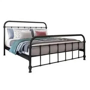 Bettgestell aus Metall mit maßgeschneidertem, modernem Design und verstellbarer Größe – King Size