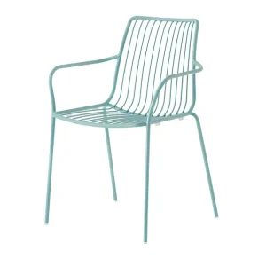 Chaise en métal de style contemporain pour décoration de salle à manger de maison moderne