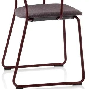 Chaises de salle à manger durables et modernes pour intérieur avec cadre en métal pour usage domestique