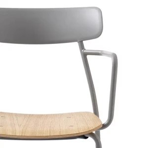 Strapazierfähige Metallrahmen stapelbare Esszimmerstühle für Esszimmerdekoration zeitgenössisches modernes Indoor-Hausmöbel