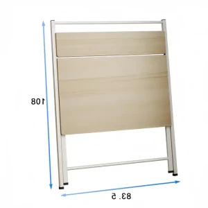 Table d'étude pliable en métal design moderne pour intérieur meubles de maison bureau chambre salon atelier entrée centre commercial salle à manger.