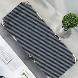 Lit en métal pour dortoir hôpital design moderne simple robuste pliable gain de place mobilier de chambre