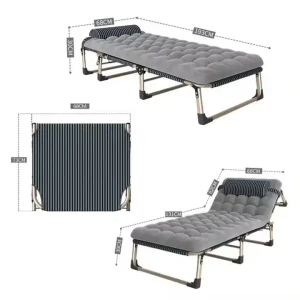 Lit en métal pour dortoir hôpital design moderne gain de place simple robuste pliable mobilier de chambre