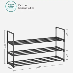 Étagère à chaussures empilable en métal au design moderne pour maison, hôtel, auberge, entrée, meubles d'intérieur