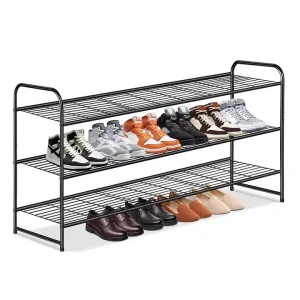 Moderner Design Stapelbarer Lagen-Metall-Schuhständer Innenmöbel für Haushalte, Hotels, Hostels, Eingänge