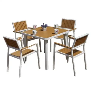 Cadres en métal pour table et chaise personnalisés au style européen de luxe et de design classique pour salle à manger de jardin, hôtel villa.