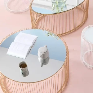 Metallrahmen Marmortisch Luxusdesign Couchtisch für Wohndekoration Beliebte Verkaufs Möbel für Wohnzimmer