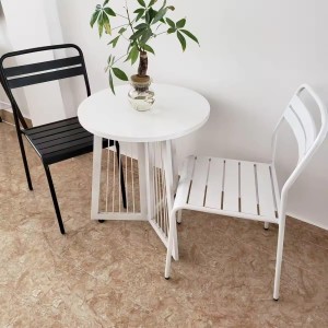 Chaise d'extérieur en métal Chaise en fil de fer Chaise de jardin