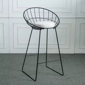 Chaises de bar design moderne en métal personnalisées avec cadre en métal chaise de salle à manger intérieur extérieur