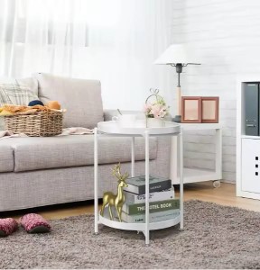 Luksusa un modernā stila metāla apaļais galds mājas dekoram kafejnīcās