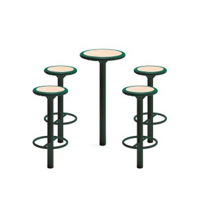 Ensemble de Bar Nordhavn : Table et 4 Tabourets de Bar