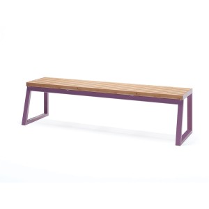 Banc public sans dossier 4 places Amager