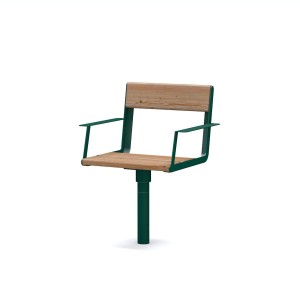 Otočná stolička Latinerkvarteret s opierkami rúk