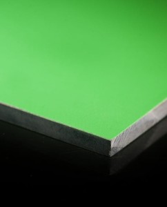 HPL DESKA ZELENÁ tloušťka 10 mm (m²) rozměry 1300 mm VENKOVNÍ