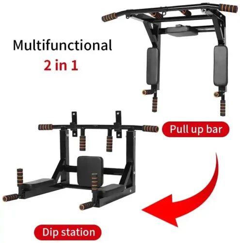 Smith Machine Multifunctional Training Equipment, pull-up bar and dip station