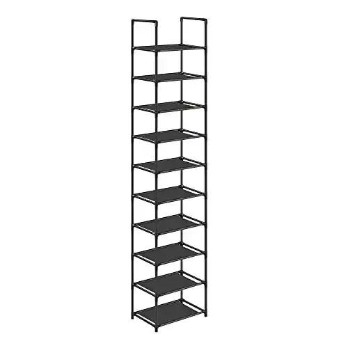 Space Saving Shoe Rack Steel Metal Design Organizer.