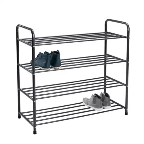 Hot Selling Metal Material Shoe Rack with three pairs of shoes