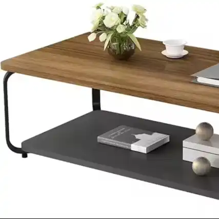 Modern Design Coffee Table For Living Room Decoration with vase and books