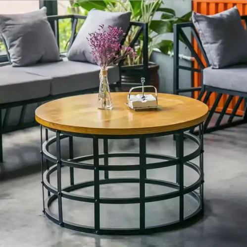 Modern Design Indoor Home Furniture 4 Pieces Metal Frame Sofa Set for Living Room