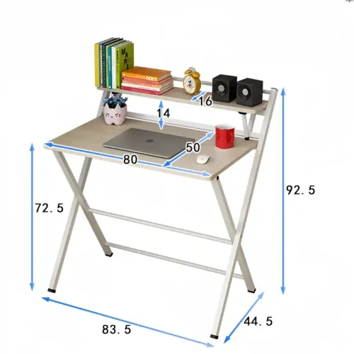 Moderner Schreibtisch mit klappbarer Funktion für Wohnzimmer und Home-Office.
