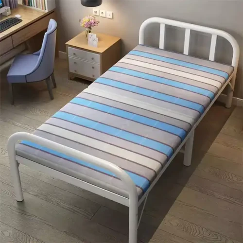 Modern Design Sturdy Durable Bed in apartment workshop setting.