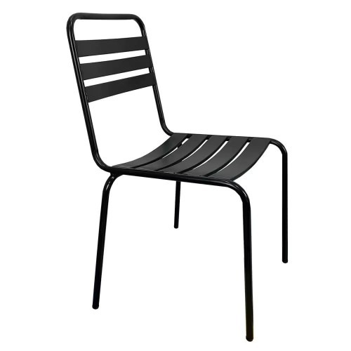 Black modern metal single chair Single chair for everywhere