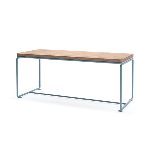 Østerbro Outdoor Table 180 cm 6-8 Seats rectangular metal and wood.