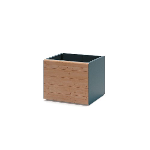 Indre By Outdoor Planter | 85 l in a modern wooden and metal design