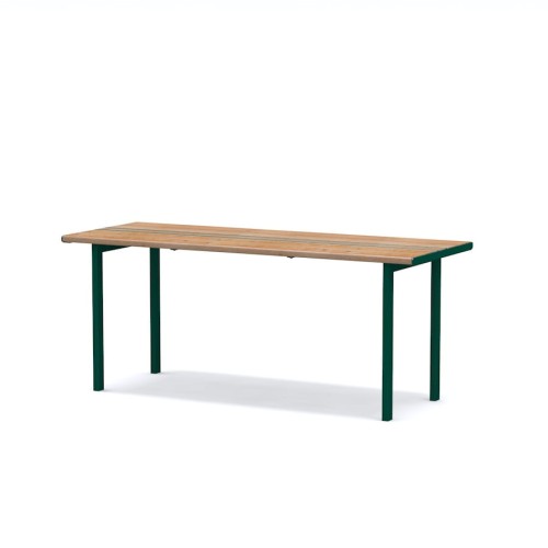 Table d'extérieur Latinerkvarteret rectangulaire en bois pour 6-8 personnes.