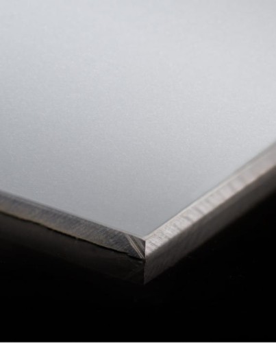 HPL PLATE SILVER thickness 6 mm corner view