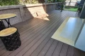 Modern patio with WPC TERRACE BOARDS / 3D10LL7 thickness 2.5 cm.