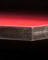 HPL PLATE RED thickness 10 mm close-up view
