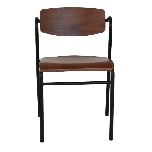 Modern Metal Frame Dining Chair for Indoor Home, Hotel, and Restaurant